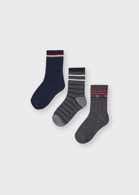 MAYORAL Set of three socks for boy 10136-17