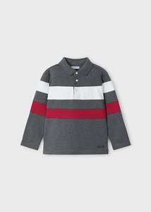 Long sleeved polo t-shirt