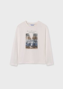 L/s t-shirt knotted