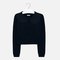 Basic knitted cardigan - 7305-45