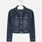 Jean jacket with embroideries for girl - 6461-44