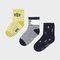 Patterned short socks set - 10008-10