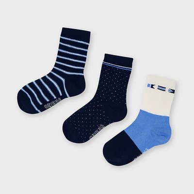 MAYORAL Set of three socks for boy