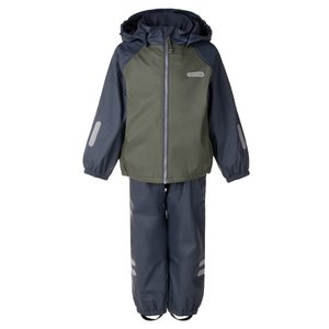 Fleece lined rain jacket and pants