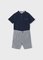Polo shirt with shorts - 3282-38