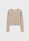 Basic knitted cardigan - 6338-83
