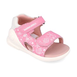 Кожаные босоножки