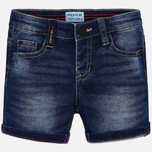 Denim bermuda shorts for boy