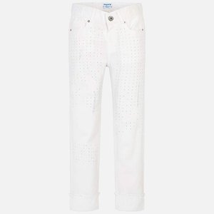 Studded trousers for girl