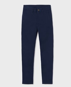 Sustainable cotton slim fit chino trousers