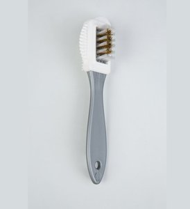 Suede leather brush