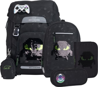 School backpack Classic Set Pixel