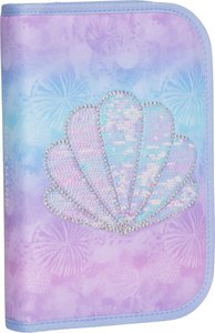 Filled pencil case Seashell