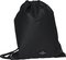 Drawstring gym bag, Black Coated - 213-210a