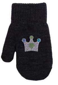 Knitted mittens 14 cm