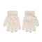 Knitted gloves - R-012A-beige