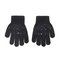 Knitted gloves - R-012A-black