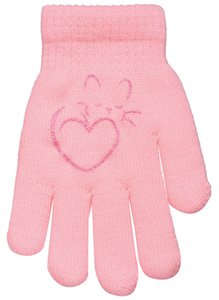 Knitted mittens with insulation