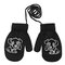Adīti dūraiņi 13 cm - R-123-black