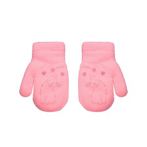 Knitted mittens 13 cm