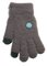 Adīti pūkaini pirkstaiņi 16 cm - R-197-Lgrey