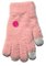 Adīti pūkaini pirkstaiņi 16 cm - R-197-pink