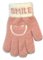 Adīti pūkaini pirkstaiņi 18 cm - R-205-Lpink