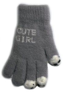 Adīti pūkaini pirkstaiņi 18 cm