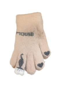 Adīti pūkaini pirkstaiņi 18 cm