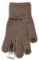 Adīti pūkaini pirkstaiņi 18 cm - R-210-brown