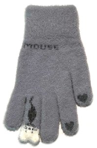 Adīti pūkaini pirkstaiņi 18 cm