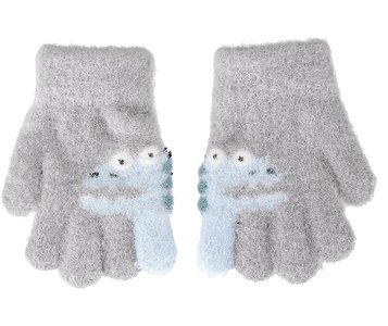 Knitted Fluffy Gloves 14 cm