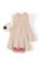 Knitted Fluffy Gloves 15 cm - R-232-beige