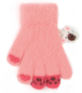 Knitted Fluffy Gloves 15 cm