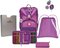 Schoolbag ErgoFlex Easy Purple Dots 5 pcs. - 8509-151