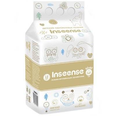 Inseense Higienic underpands 60Х60 (12 Psc)