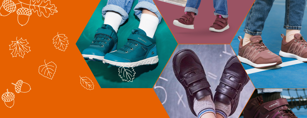 Autumn footwear: for the school, walks and sports
