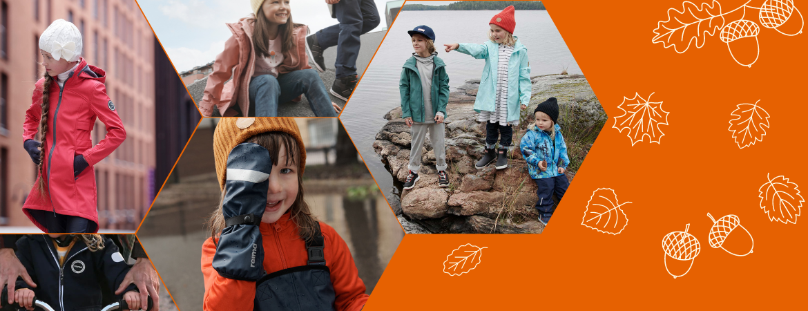 Autumn outerwear for kids and their parents